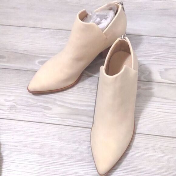 (36-3613)   ZBY Womens Pointed Toe Cut  Ankle Boots Sz 7 - Picture 9 of 13